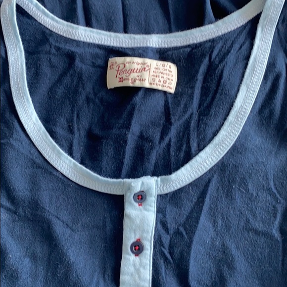 Original Penguin Blue Tank Top size L - Picture 1 of 7